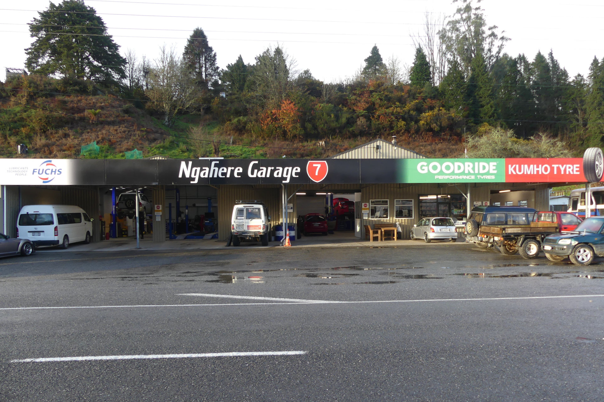 Ngahere Garage view from road