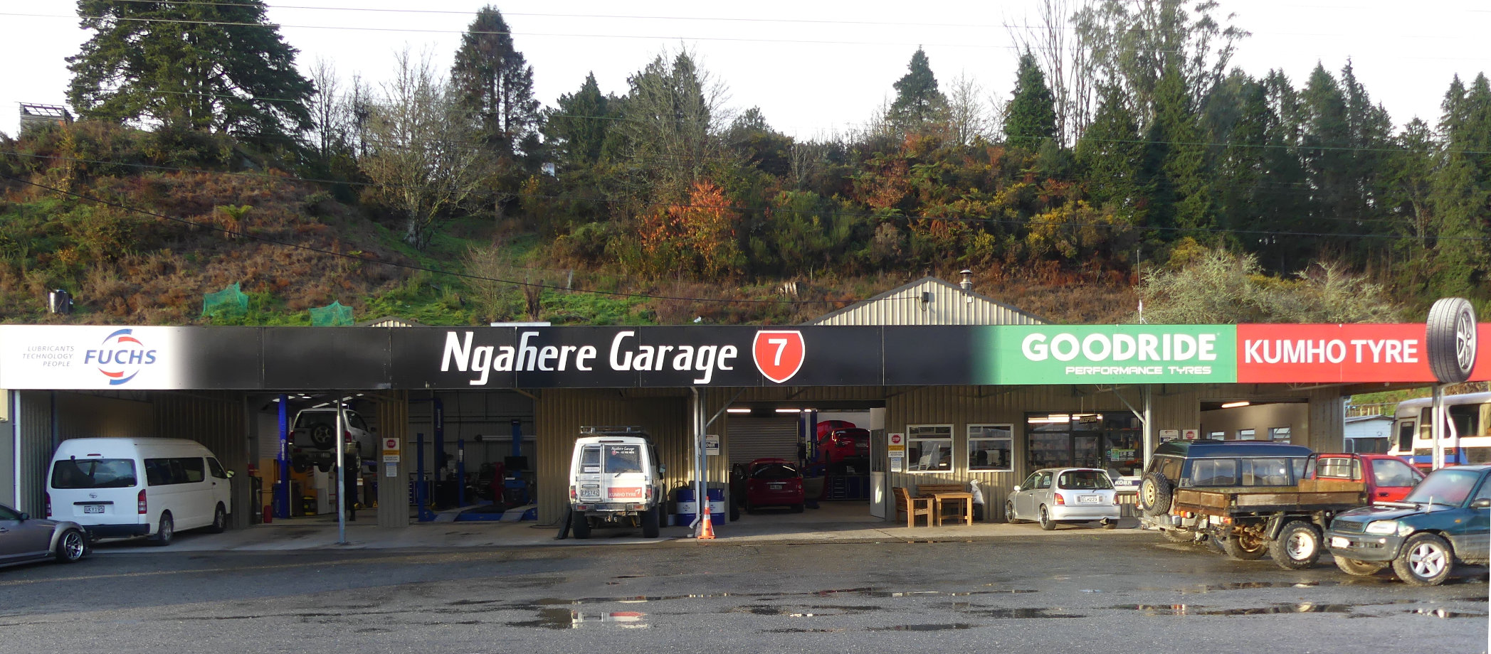 Ngahere Garage view from road